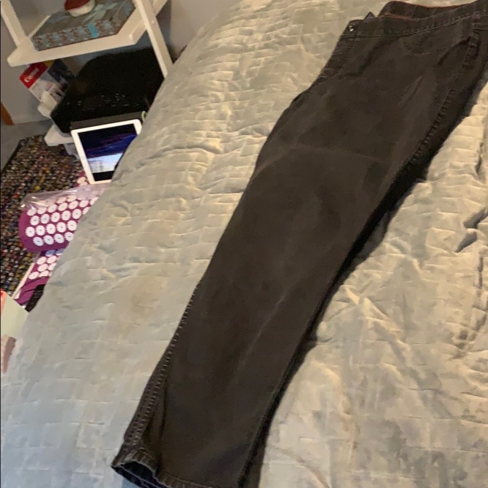 Black denim legging